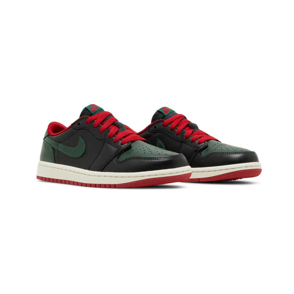 Air Jordan 1 Retro Low OG Gorge Green Varsity Red Women's