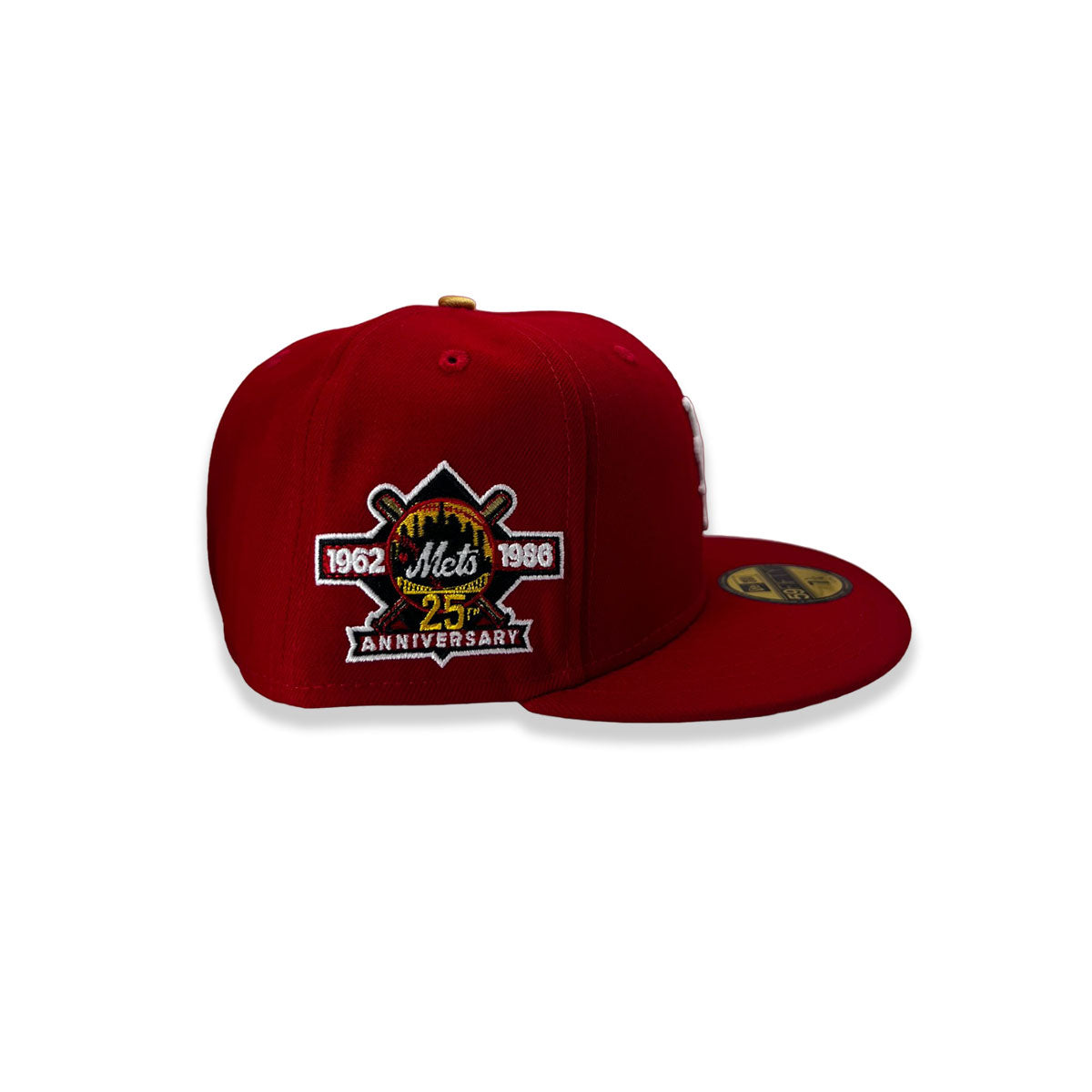 New Era New York Mets 25th Anniversary 1962-1986 Patch 59Fifty Fitted