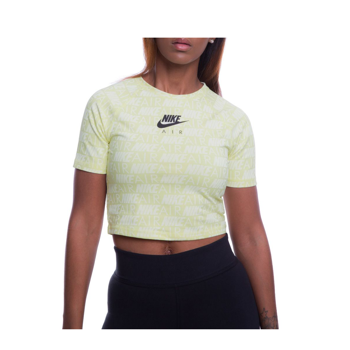 Nike Womens Air Short Sleeve Print Top Large