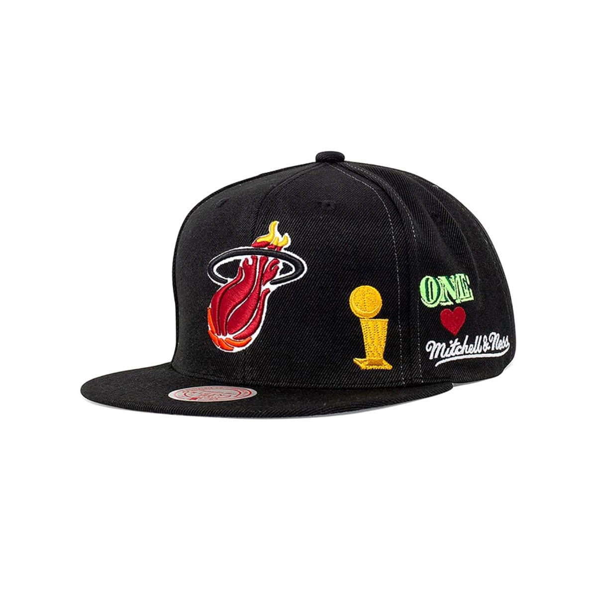 Mitchell & Ness Men's Miami Heat Hyperlocal Snapback Hat