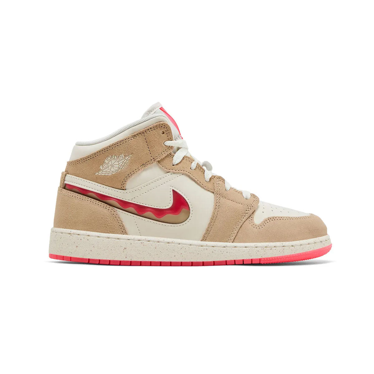 Air Jordan 1 Mid SE 'Fusion Red' GS