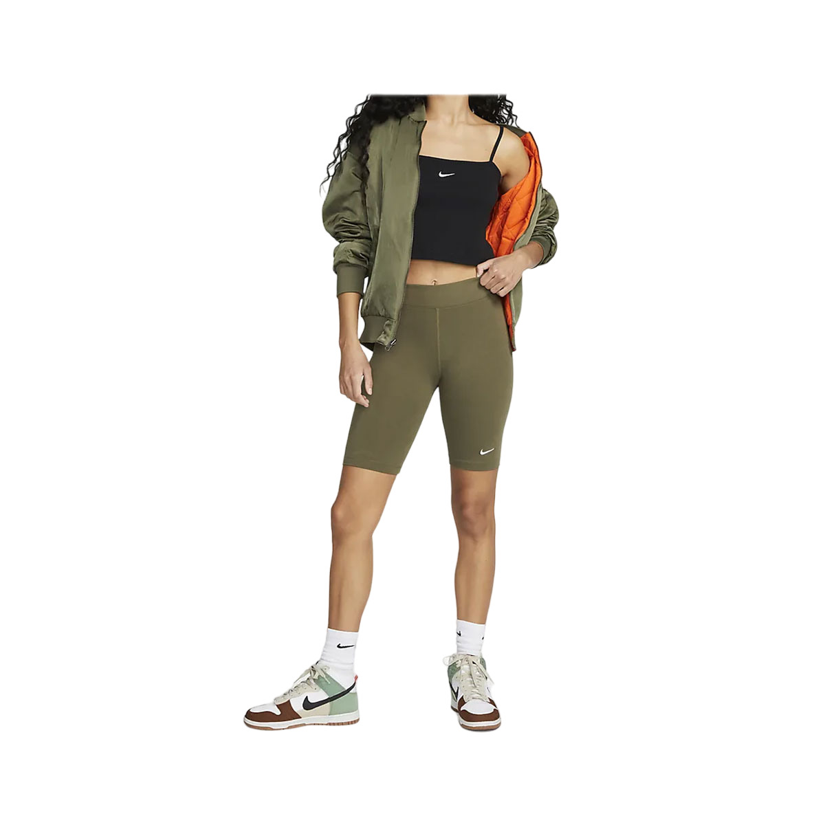 Nike Women's Sportswear Essential Mid-Rise Bike Shorts