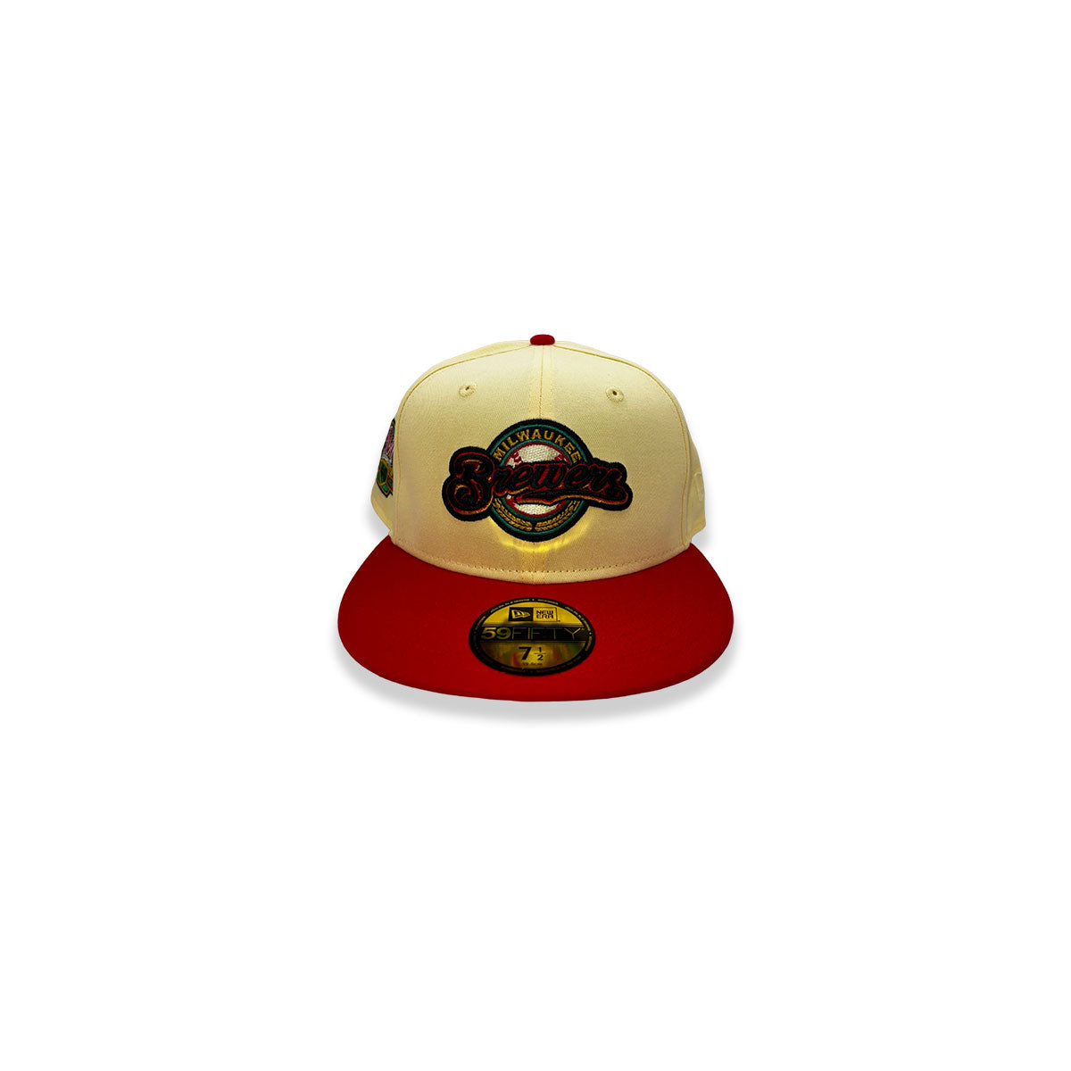 New Era Milwaukee Brewers 40th Anniversary 1970-2010 Patch 59Fifty Fitted