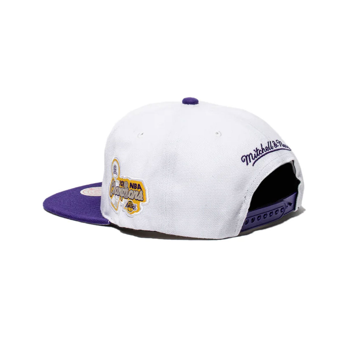 Mitchell & Ness Los Angeles Lakers Patches 2 Tone HWC Hat 'White/Purple'