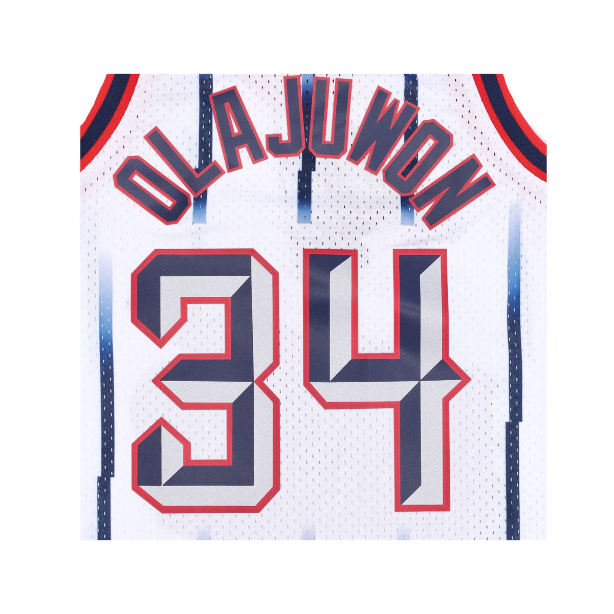 Mitchell & Ness Mens Hakeem Olajuwon Houston Rockets Swingman Jersey White