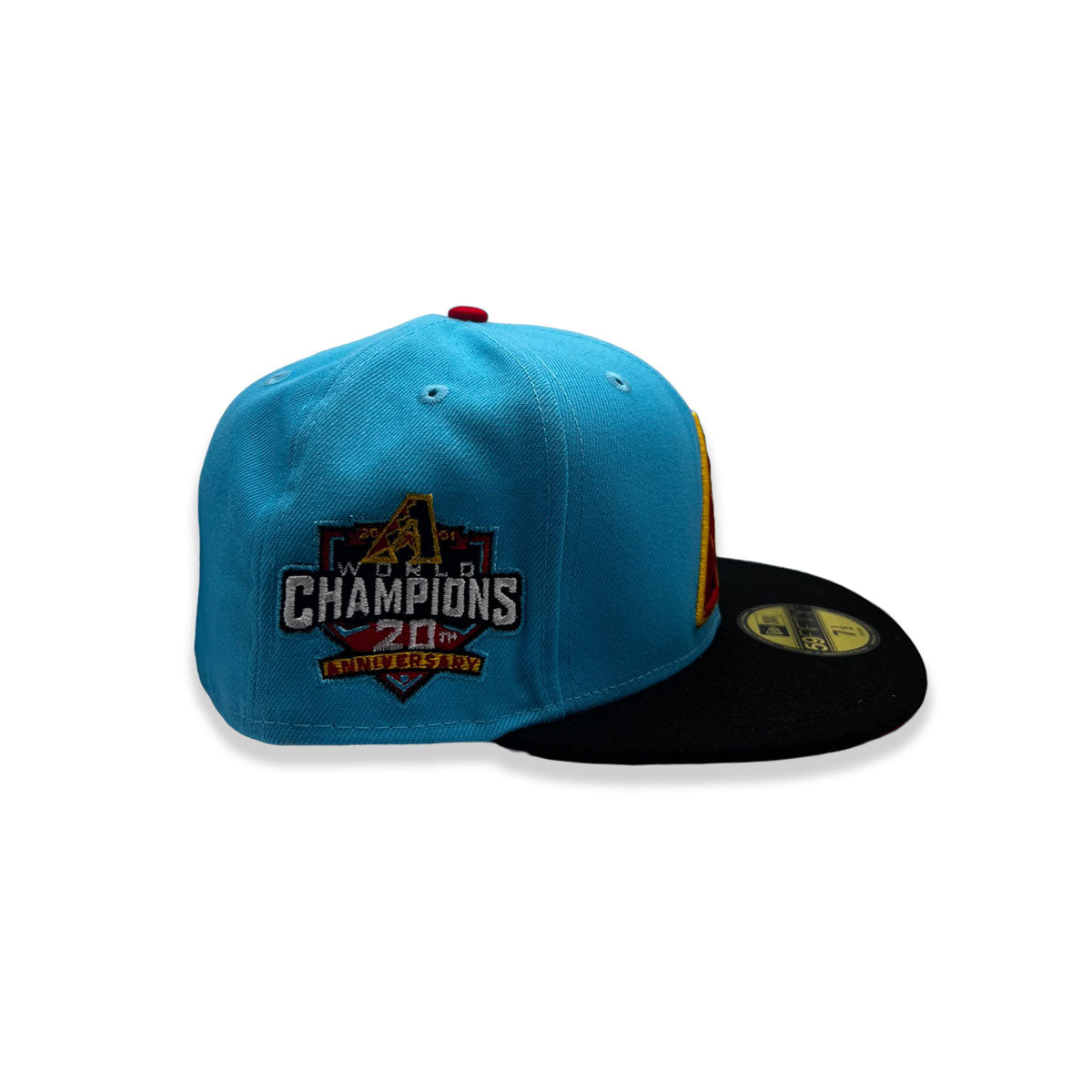 New Era Arizona Diamond Backs 20th Anniversary World Champions Patch 59Fifty Fitted