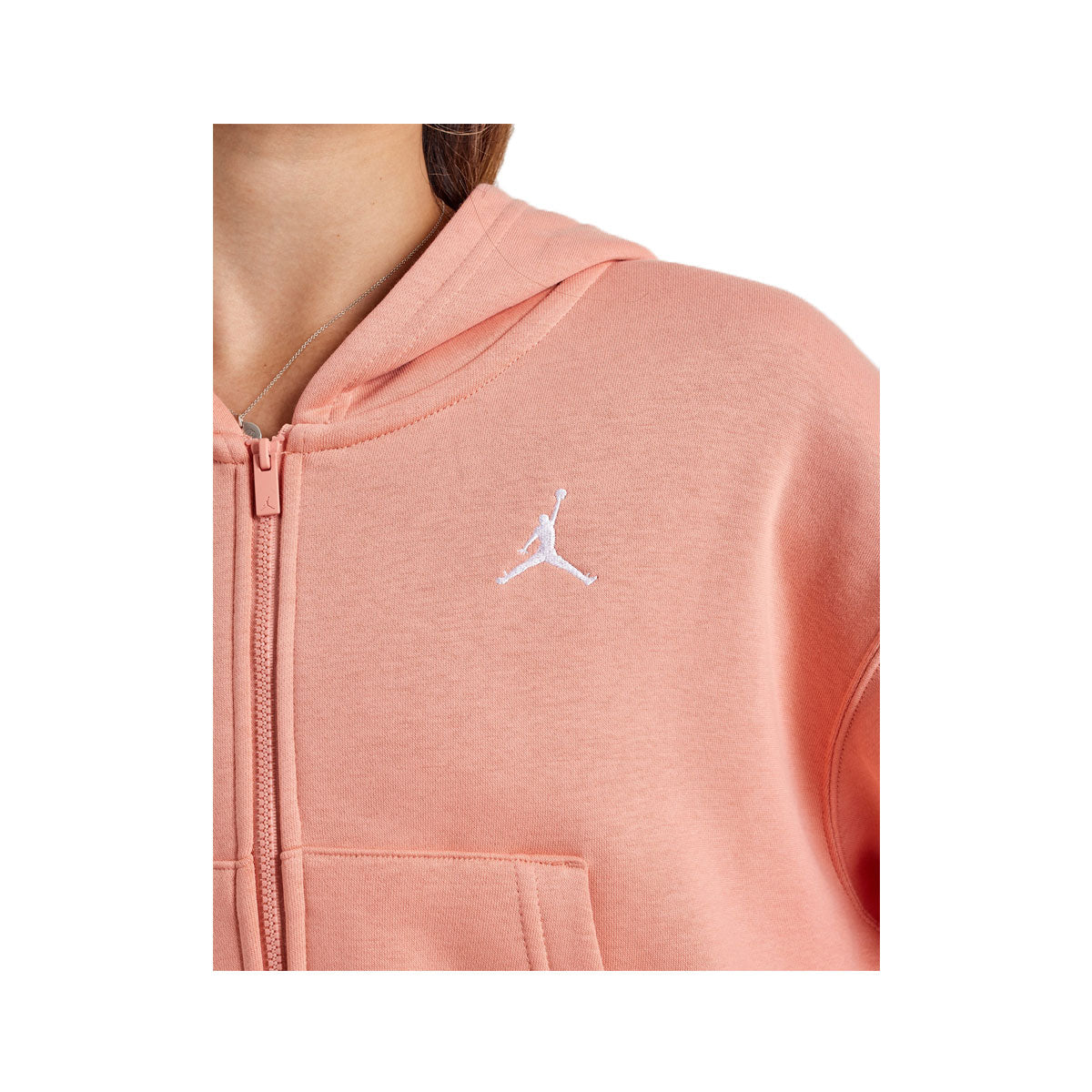 Air Jordan Brooklyn Fleece Cropped Full-Zip Hoodie Women's
