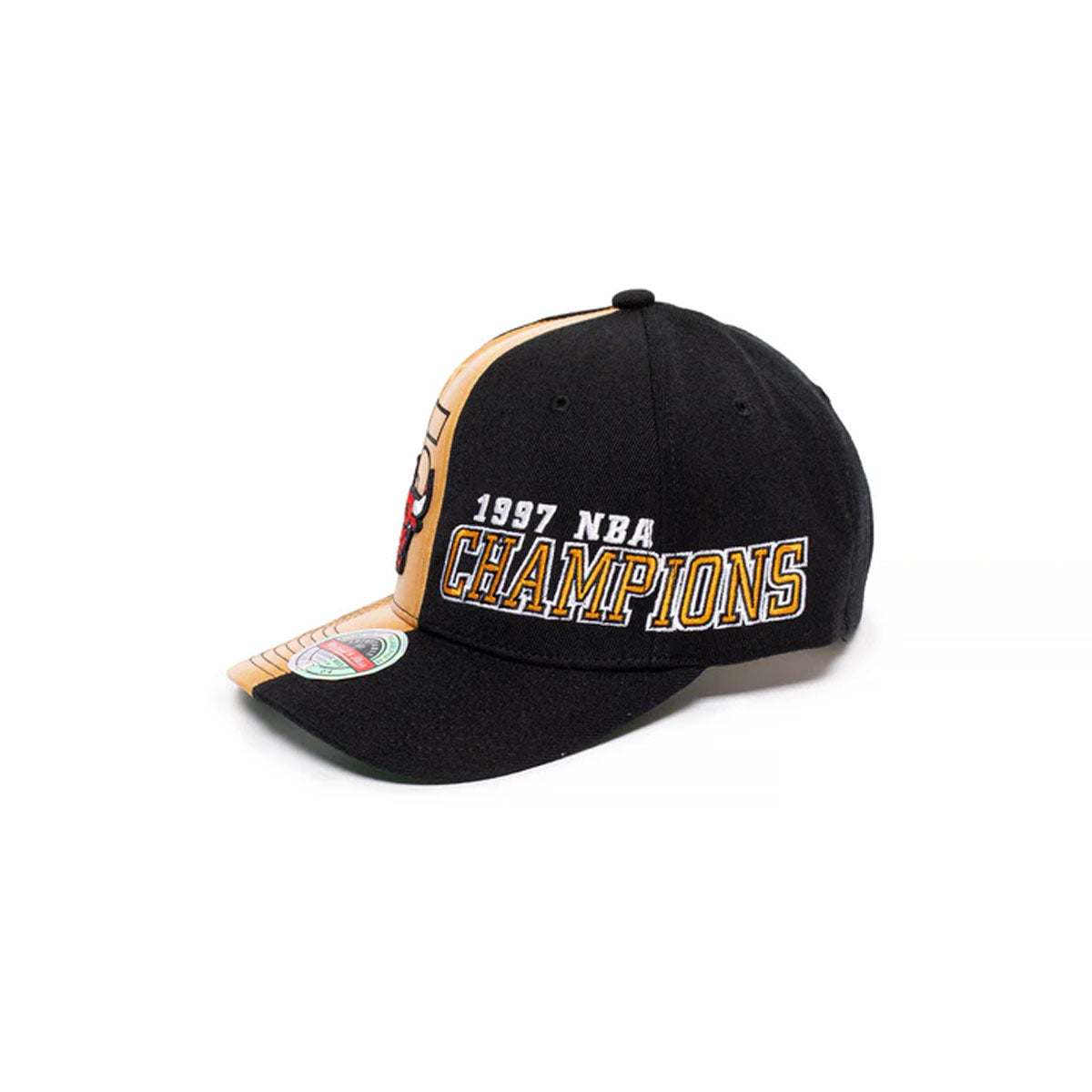 Mitchell & Ness Mens Chicago Bulls 97 Champs Stretch Snapback 'Black'