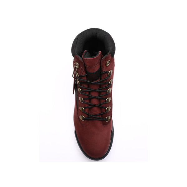 Timberland Men s 6 Inch Field Boot Burgundy KickzStore