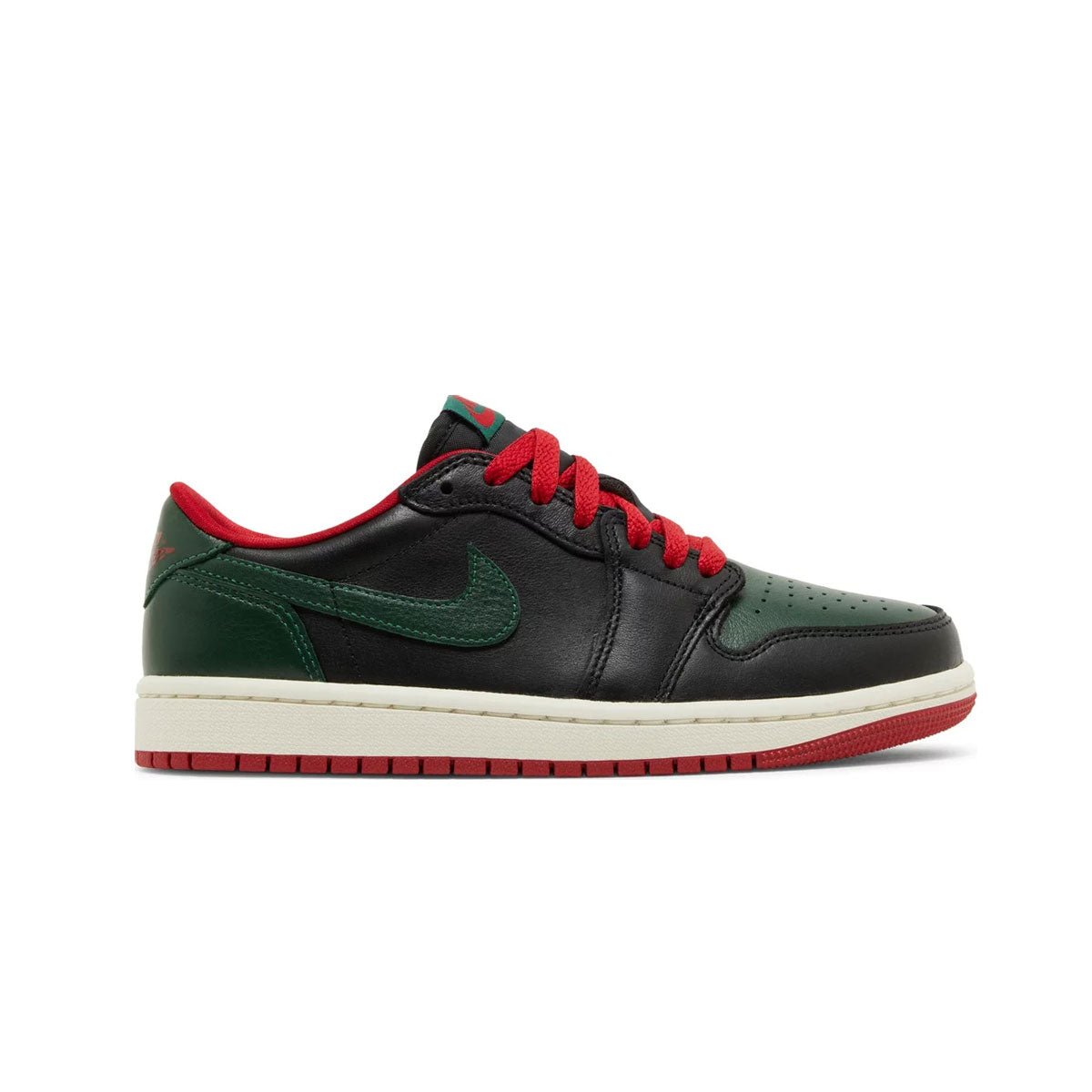 Air Jordan 1 Retro Low OG Gorge Green Varsity Red Women's