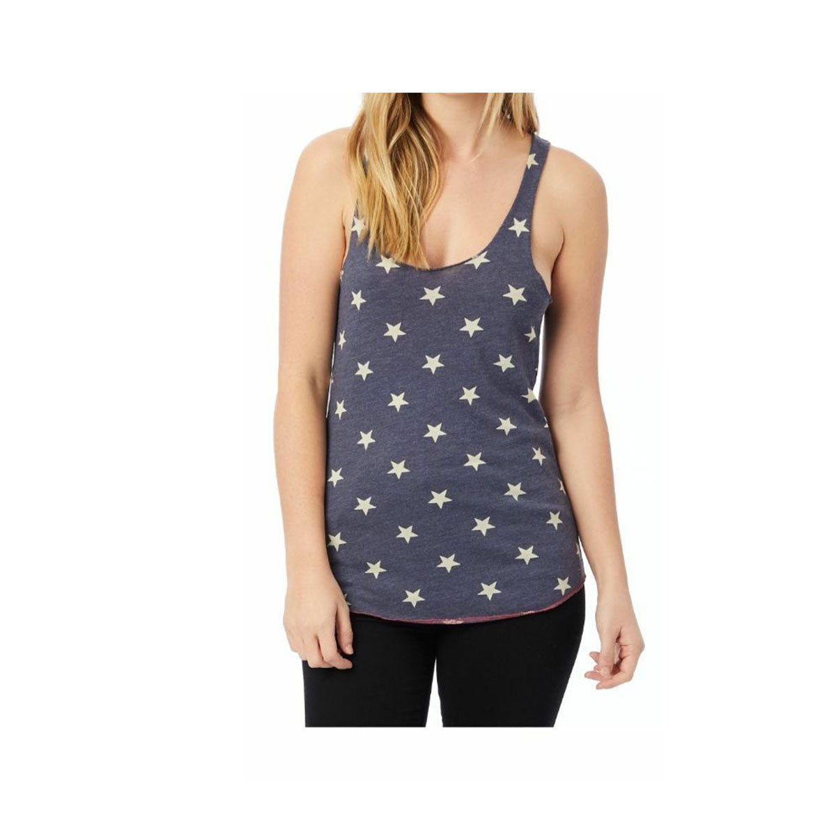Alternative Apparel Women's Printed Meegs Racer Tank