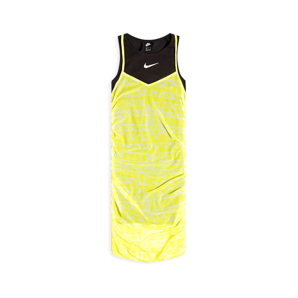 Nike Women's Sportswear NSW Indio Layered Tank Dress Lemon Venom XS-2XL