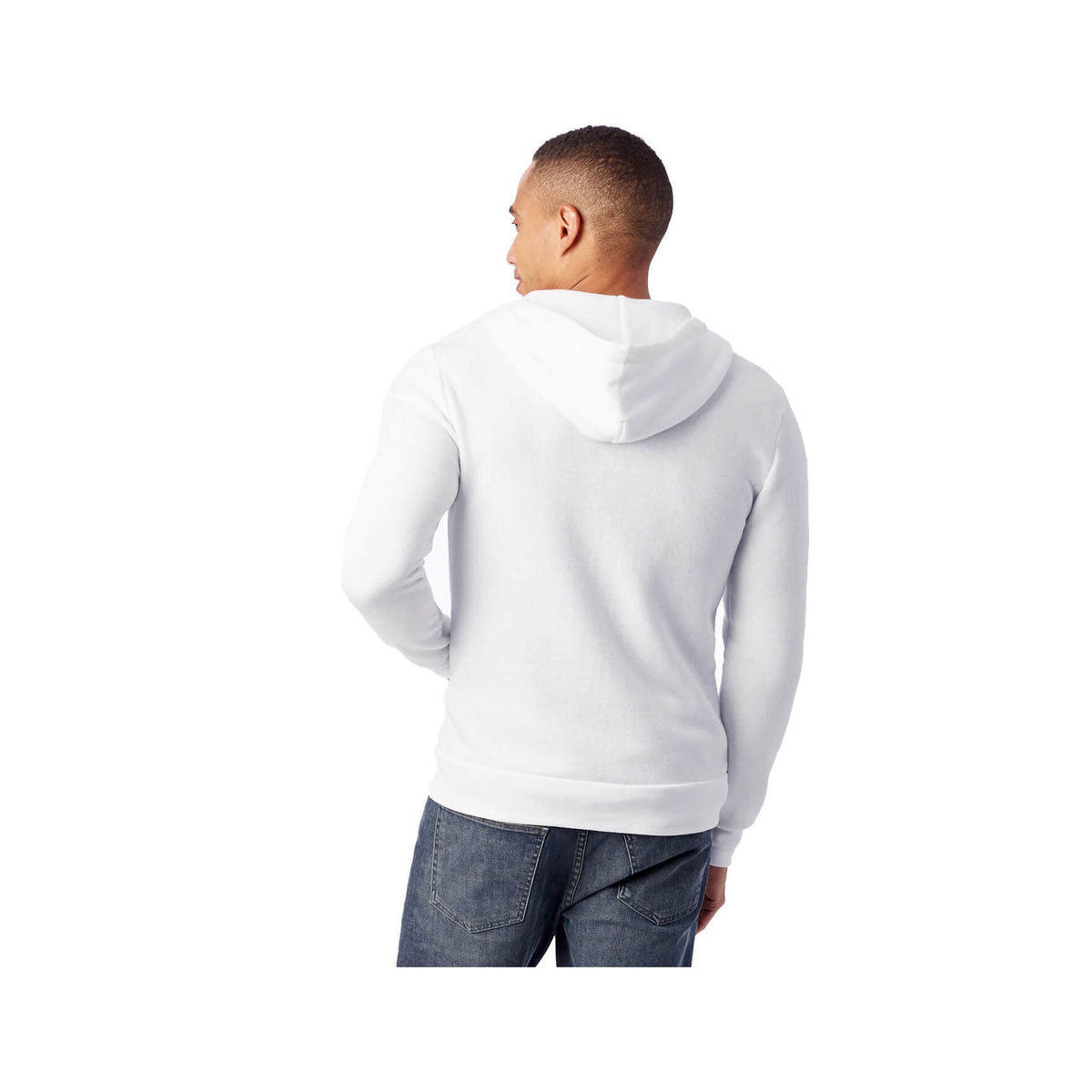 Alternative Apparel Men's Rocky Eco-Fleece Zip Hoodie