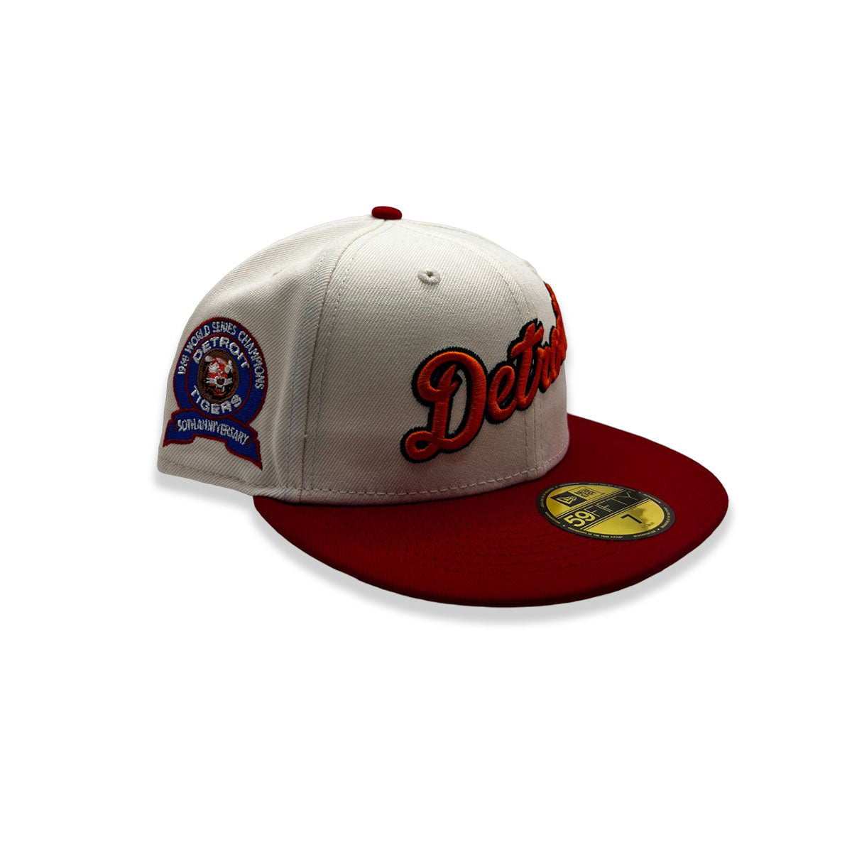 New Era Detroit Tigers 1968 World Series Champions 50th Anniversary Patch 59Fifty Fitted