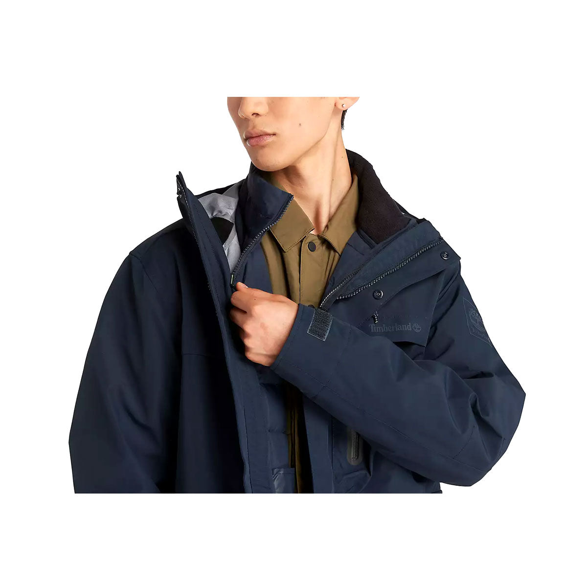 Timberland Men's Super Benton 3-in-1 Waterproof Jacket