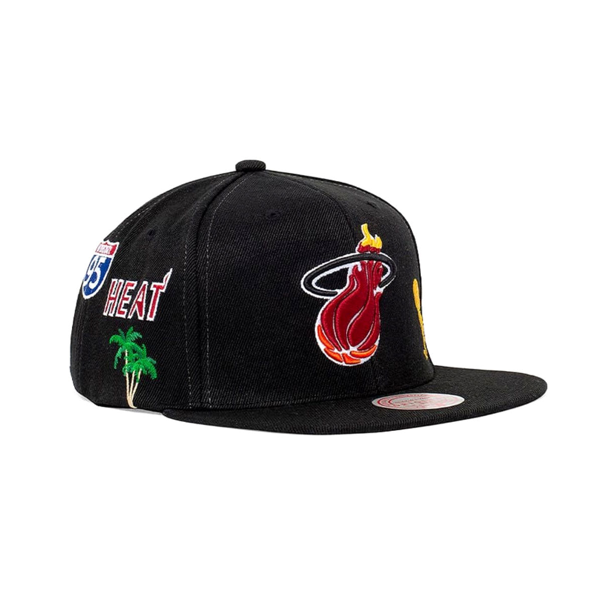 Mitchell & Ness Men's Miami Heat Hyperlocal Snapback Hat