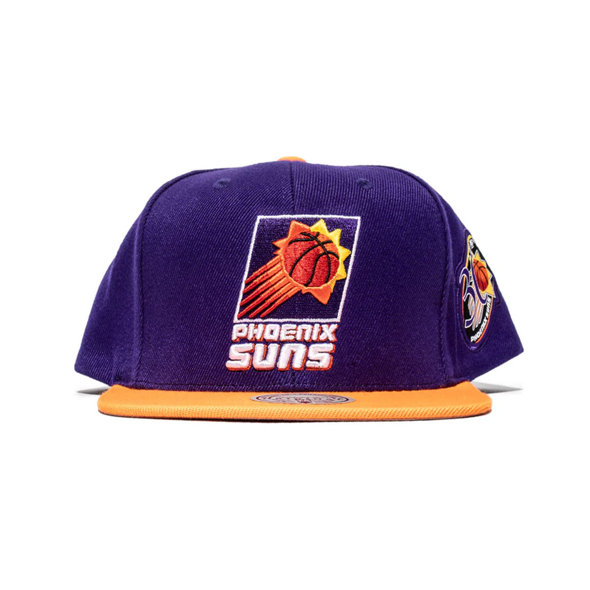 Mitchell & Ness Pheonix Suns Patches 2 Tone HWC Hat 'Purple/Orange'