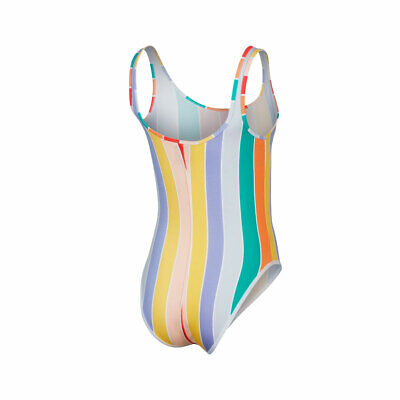 Nike Women's Retro Femme Multi-Color Striped Bodysuit