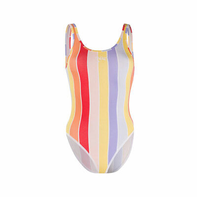 Nike Women's Retro Femme Multi-Color Striped Bodysuit