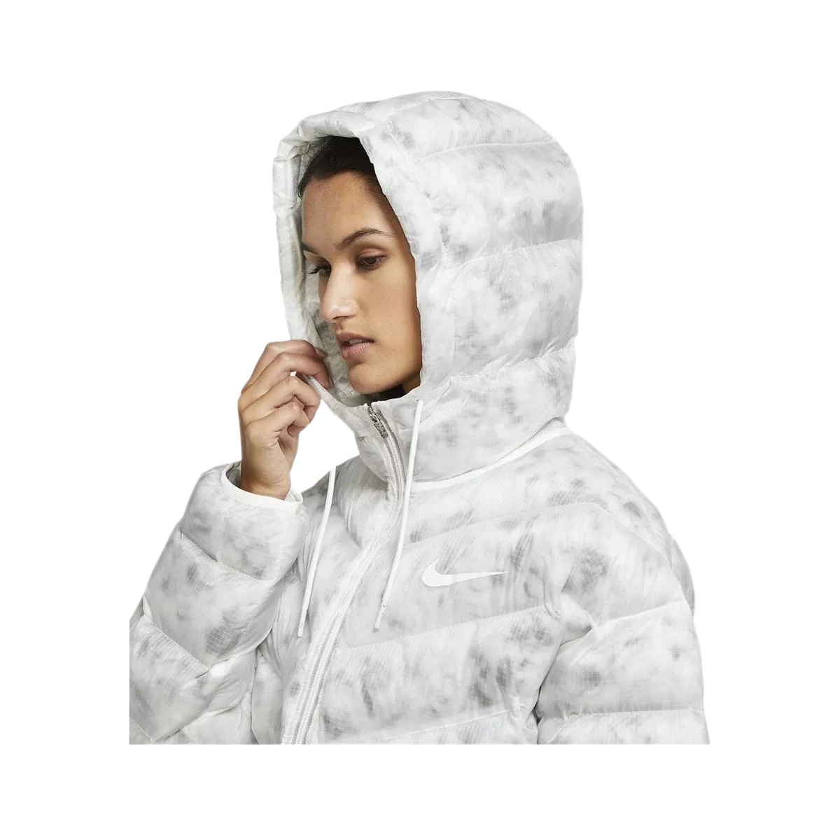 Nike Women's Sportswear Parka Summit White EcoDown Coat