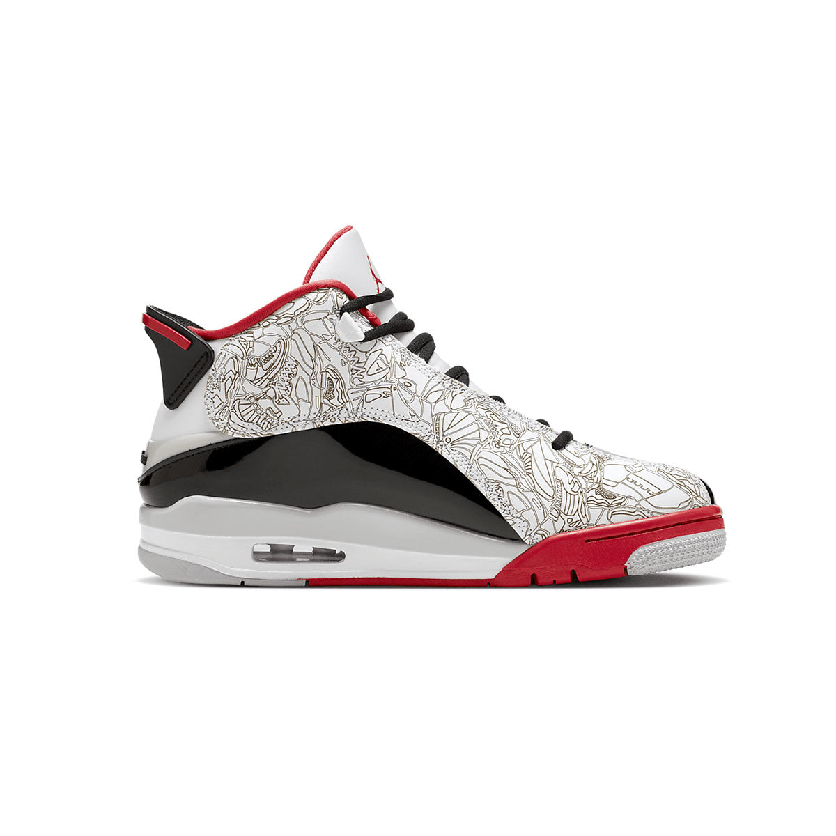 Air Jordan Dub Zero White Varsity Red