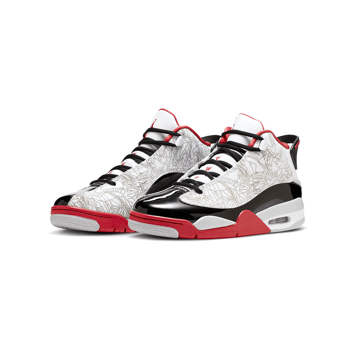 Air Jordan Dub Zero White Varsity Red