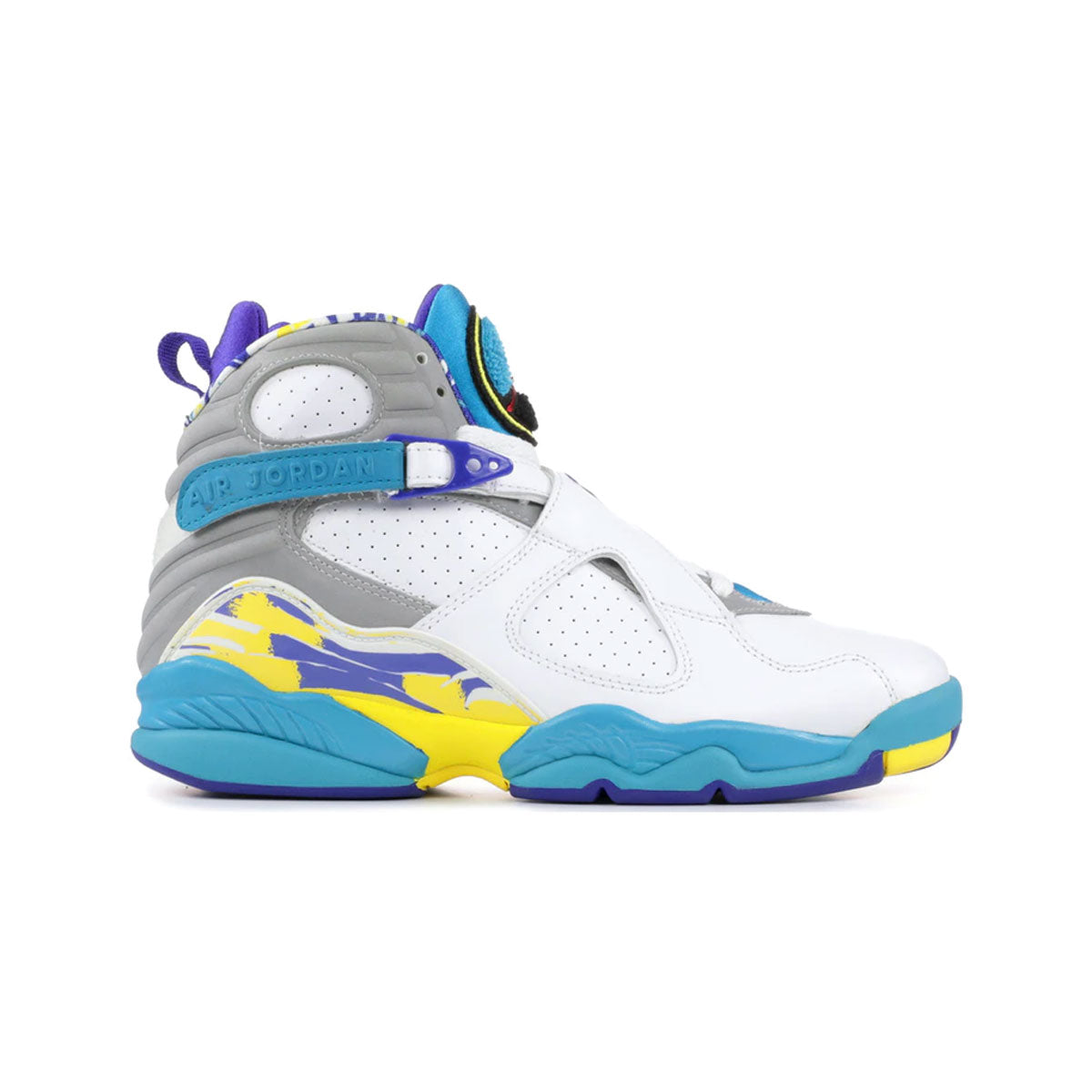 Air Jordan Women's 8 VIII Retro White Aqua - 2007 Release