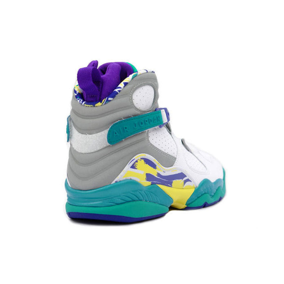 Air Jordan Women's 8 VIII Retro White Aqua - 2007 Release