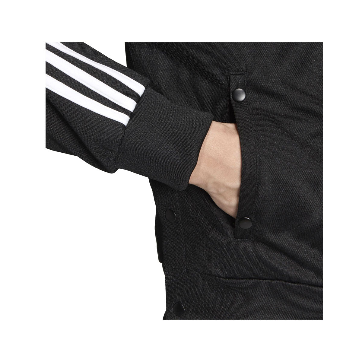 Adidas Women's ID 3-Stripes Snap Track Top
