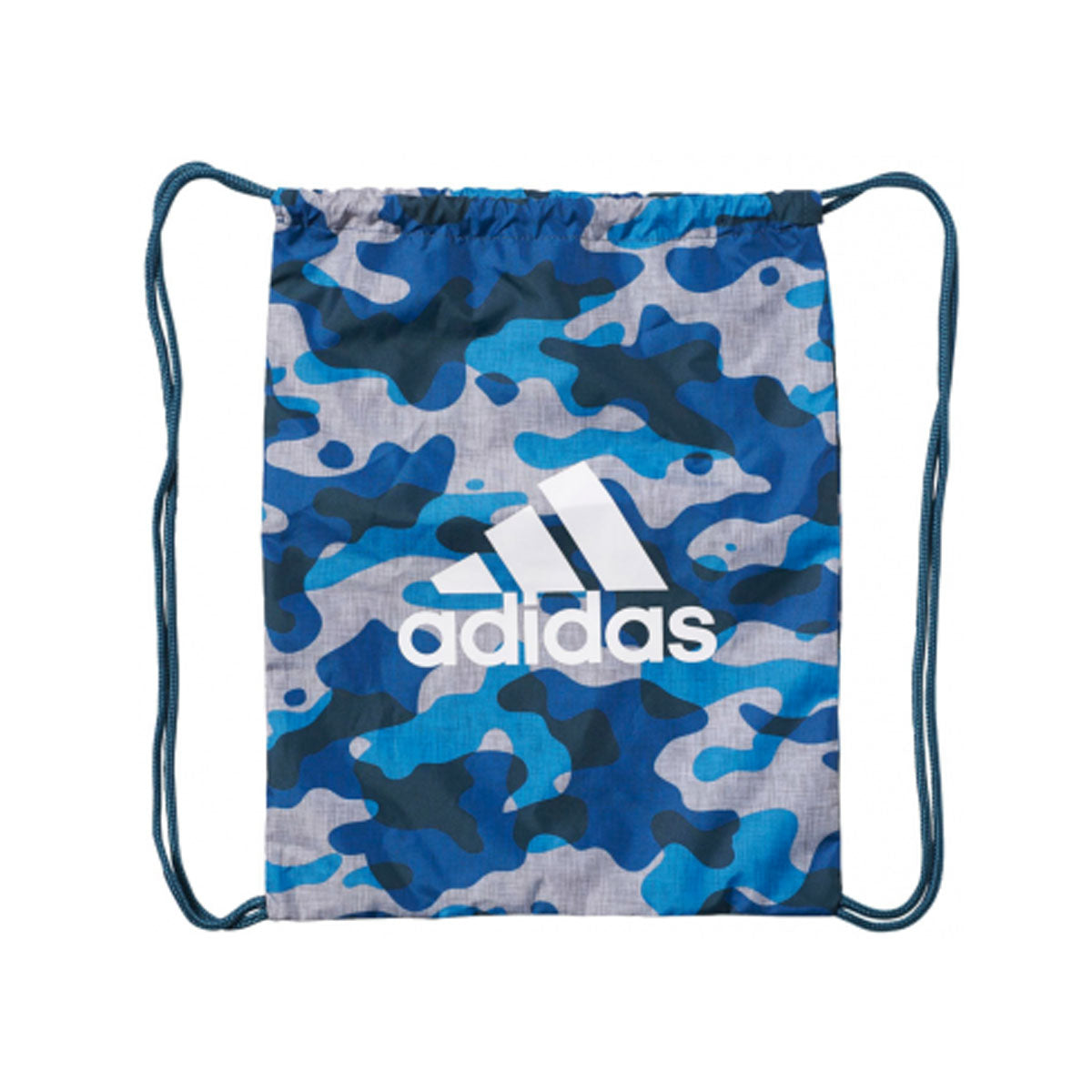 Adidas Originals Unisex White Mineral Blue Camouflage Training Gym Sack Backpack