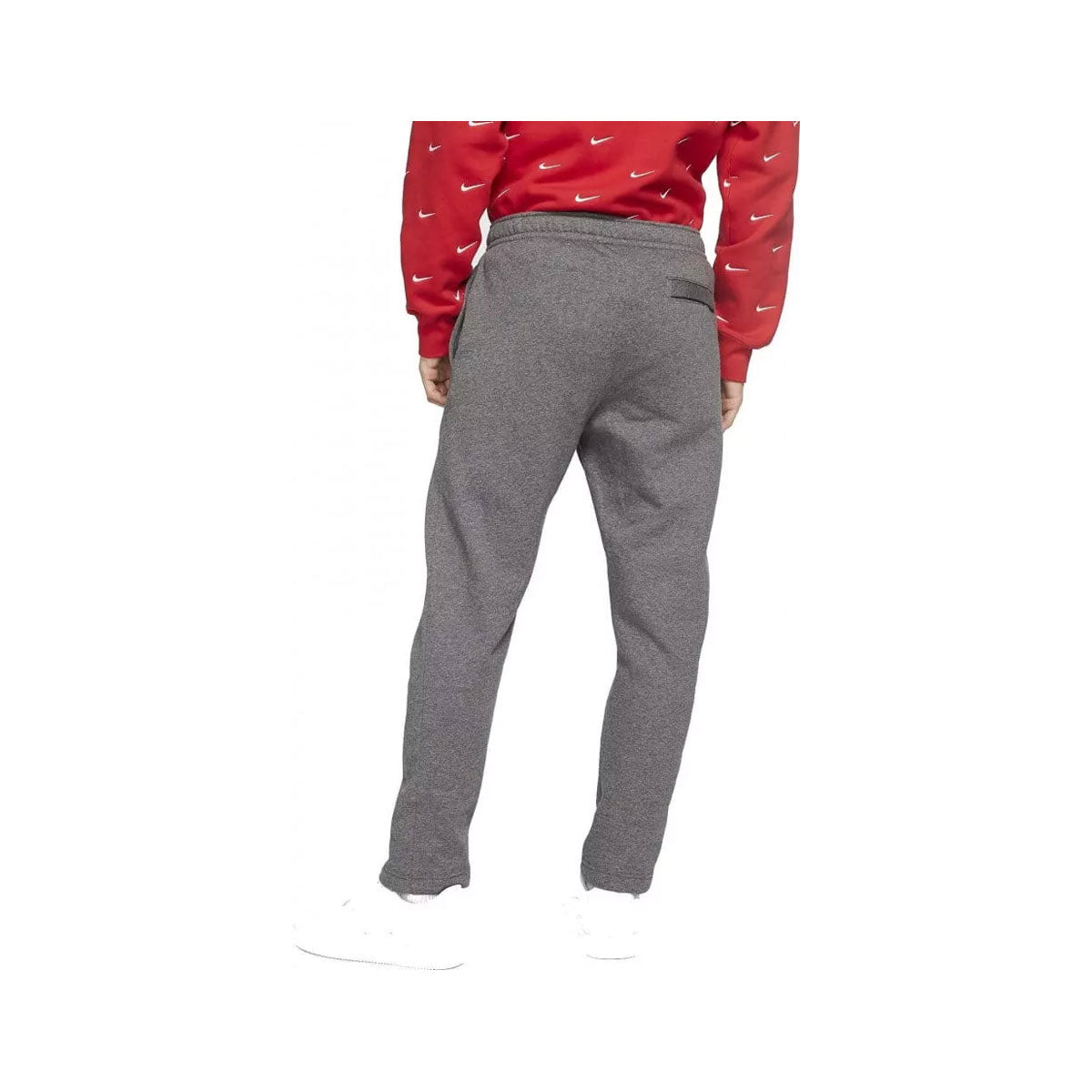 NikeMen's Sportswear Club Fleece Open-Hemmed Pants - Charcoal Heather