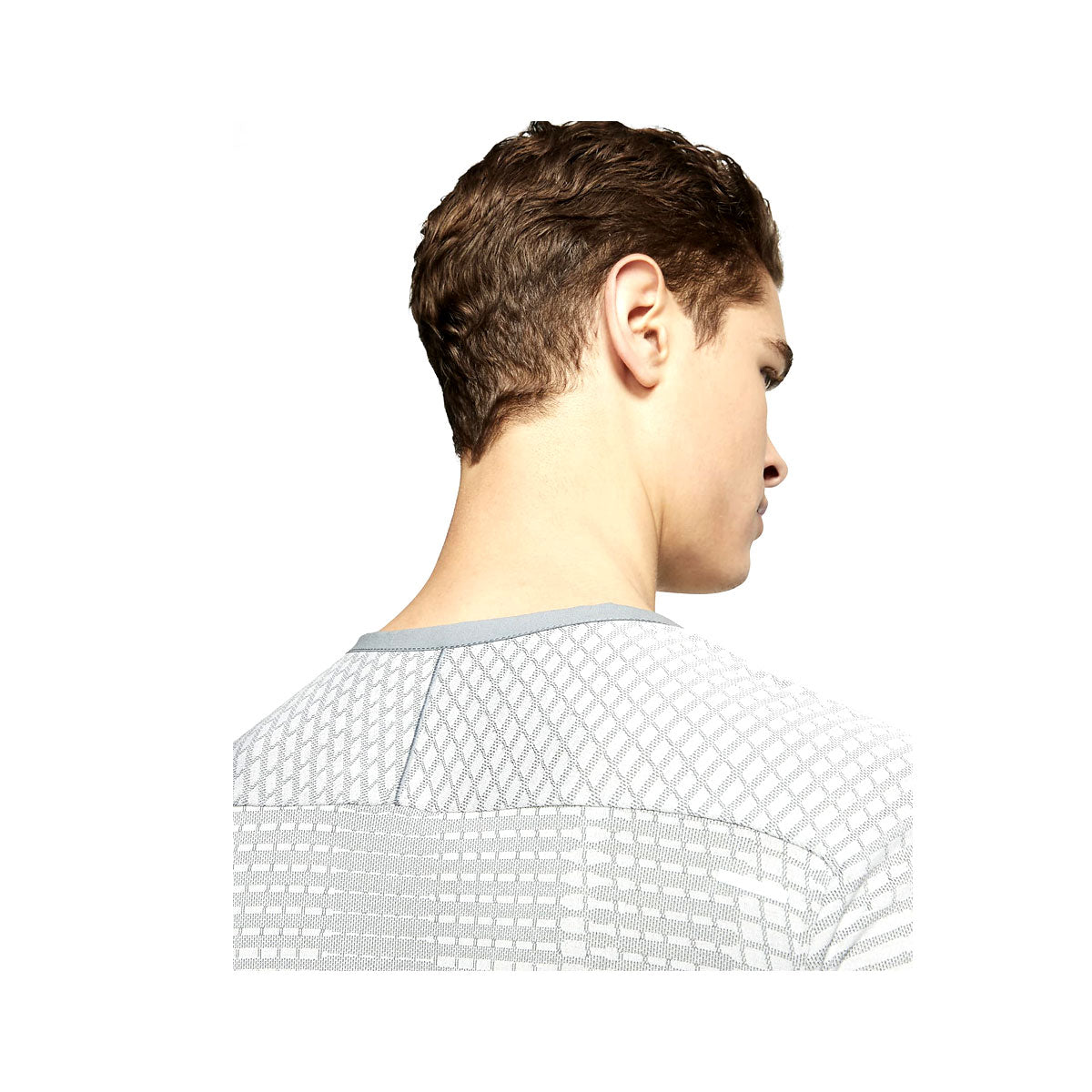 Nike Men's TechKnit Ultra Long-Sleeve Running Top Grey