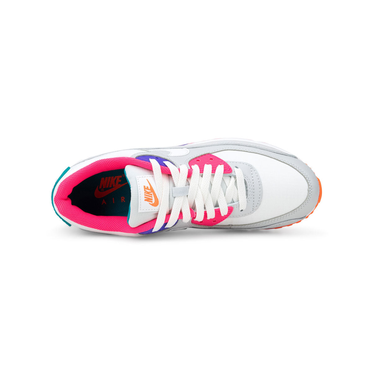 Nike Women's Air Max 90 Photon Dust White Hyper Grape