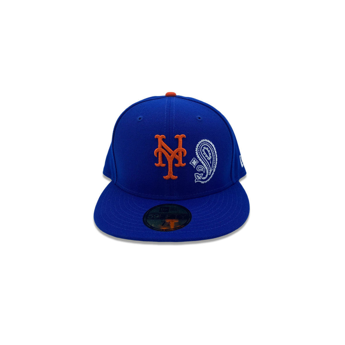New Era 59Fifty New York Mets Paisley UnderBrim Fitted Hat Blue