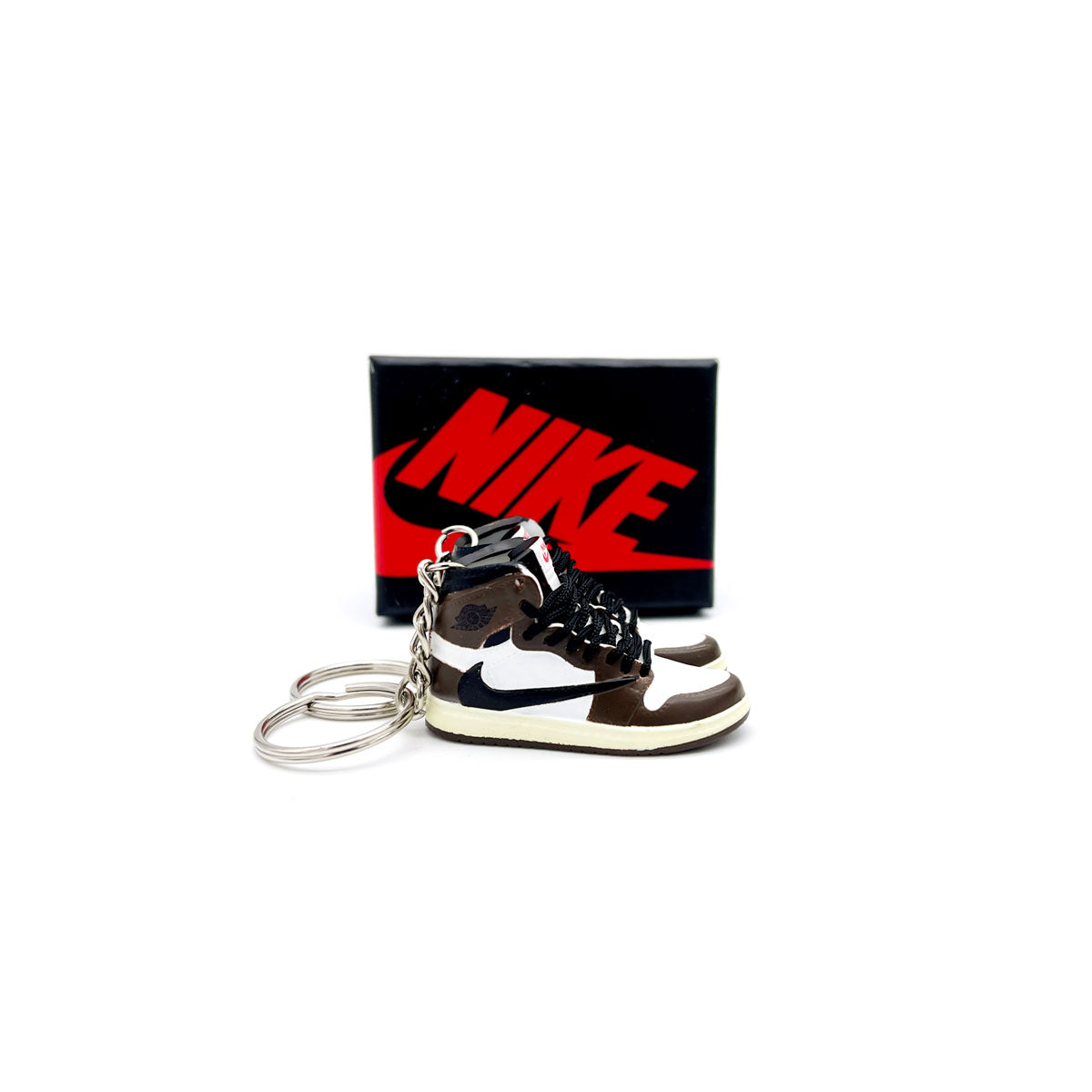 3D Sneaker Keychain- Air Jordan 1 High Travis Scott Pair