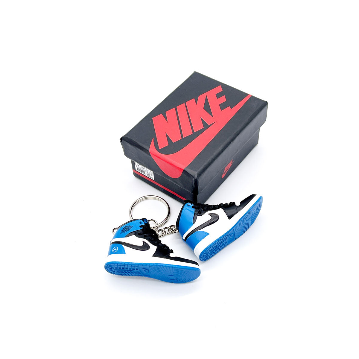 3D Sneaker Keychain- Air Jordan 1 High Fragments Pair - KickzStore