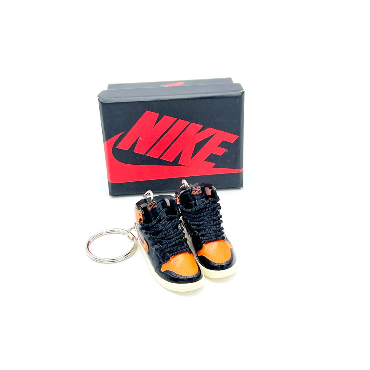 3D Sneaker Keychain- Air Jordan 1 Shattered Backboard 3.0 Pair