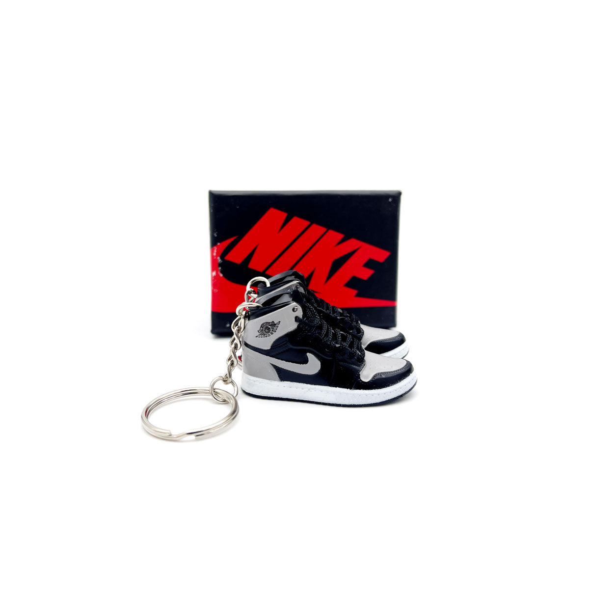 3D Sneaker Keychain- Air Jordan 1 High Shadow Pair - KickzStore