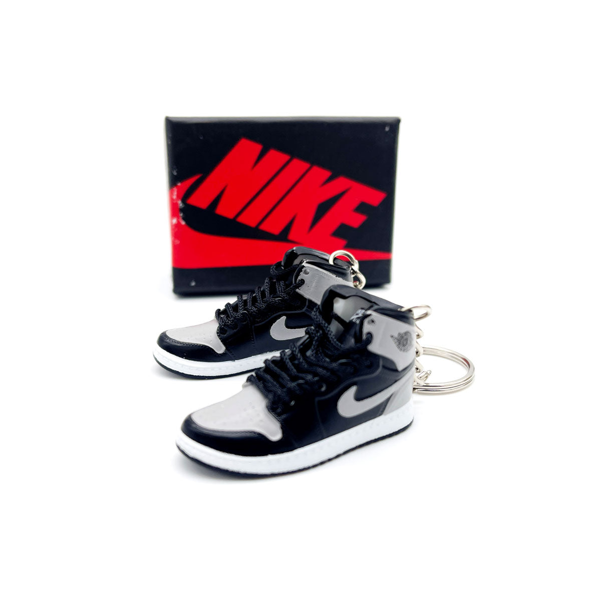 3D Sneaker Keychain- Air Jordan 1 High Shadow Pair