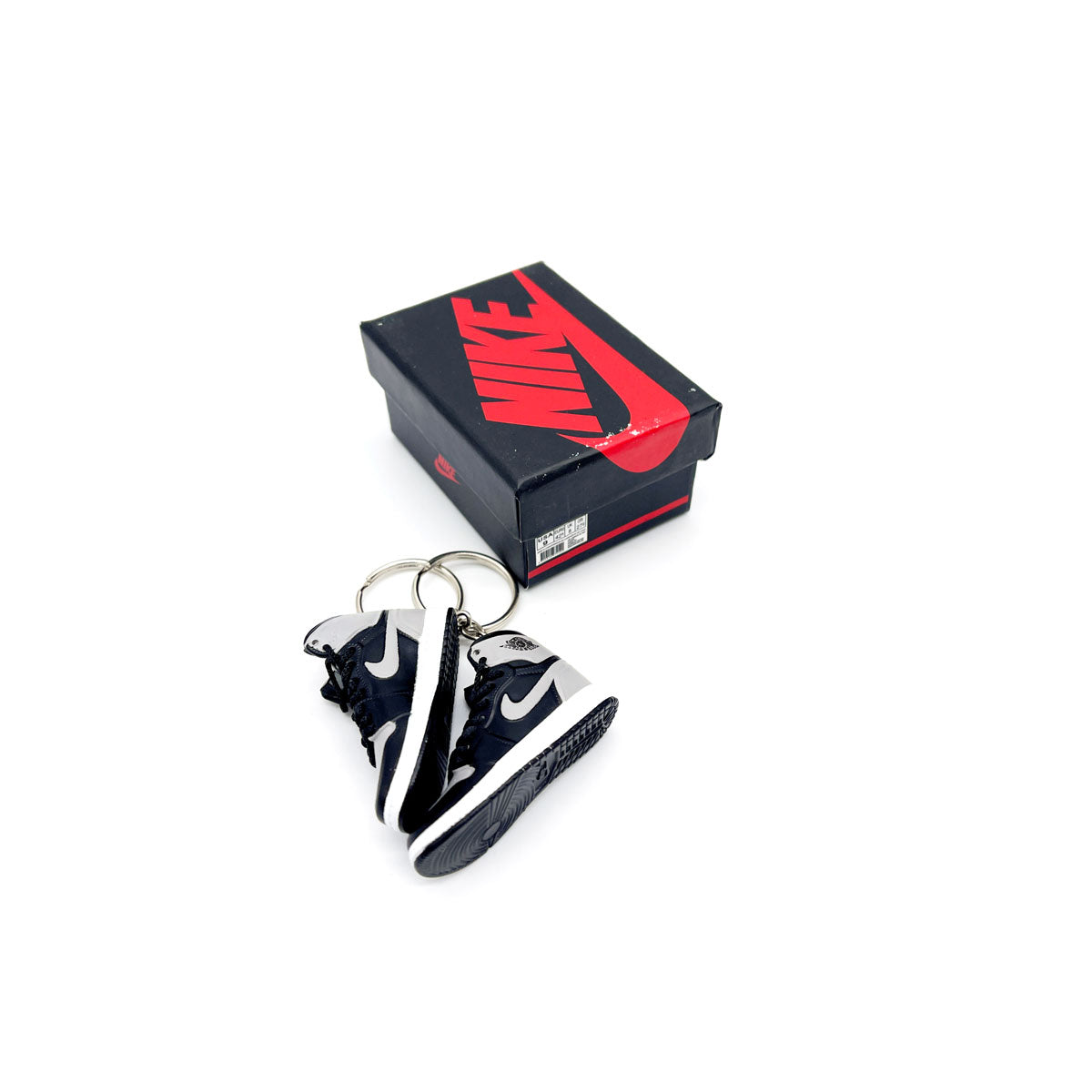 3D Sneaker Keychain- Air Jordan 1 High Shadow Pair - KickzStore