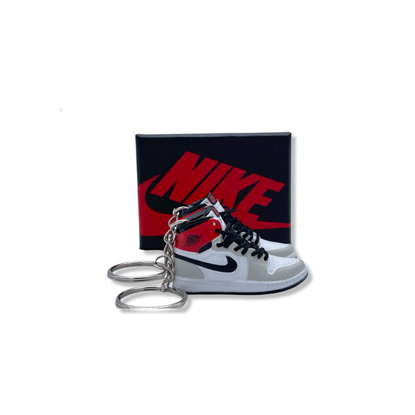 3D Sneaker Keychain- Air Jordan 1 High Smoke Grey Pair – KickzStore