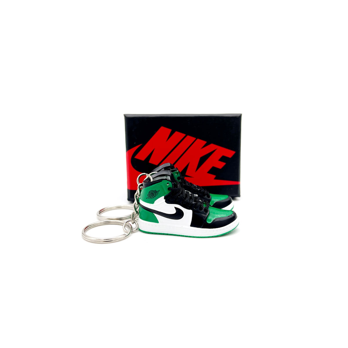 3D Sneaker Keychain- Air Jordan 1 High Pine Green 1.0 Pair