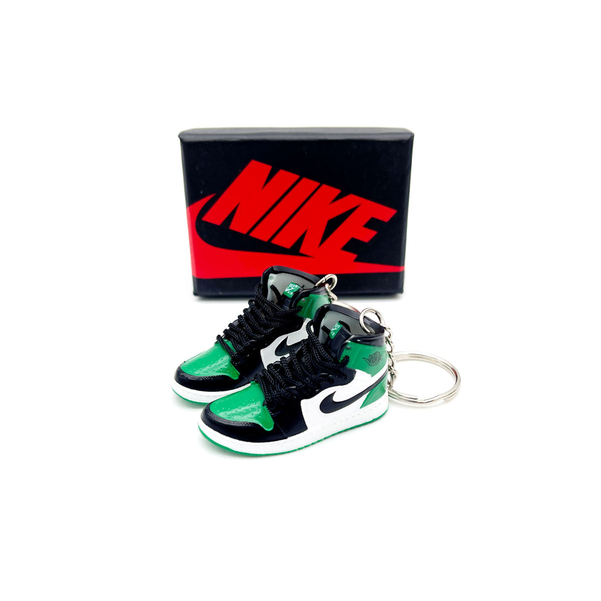 3D Sneaker Keychain- Air Jordan 1 High Pine Green 1.0 Pair
