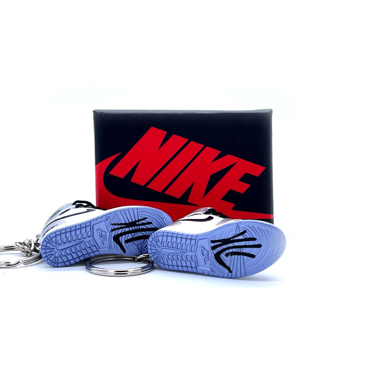 3D Sneaker Keychain- Air Jordan 1 High 'Think 16' Pair