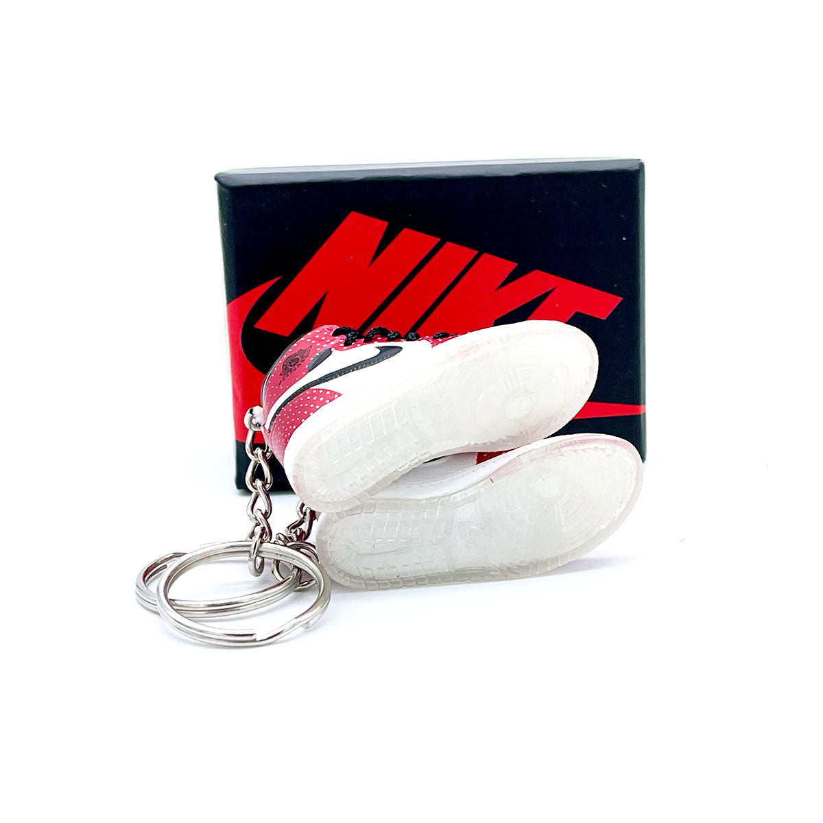 3D Sneaker Keychain- Air Jordan 1 High Spider-Man Origin Story Pair