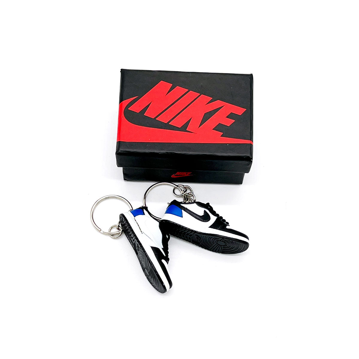 3D Sneaker Keychain- Air Jordan 1 Low Travis Scott Fragment Pair
