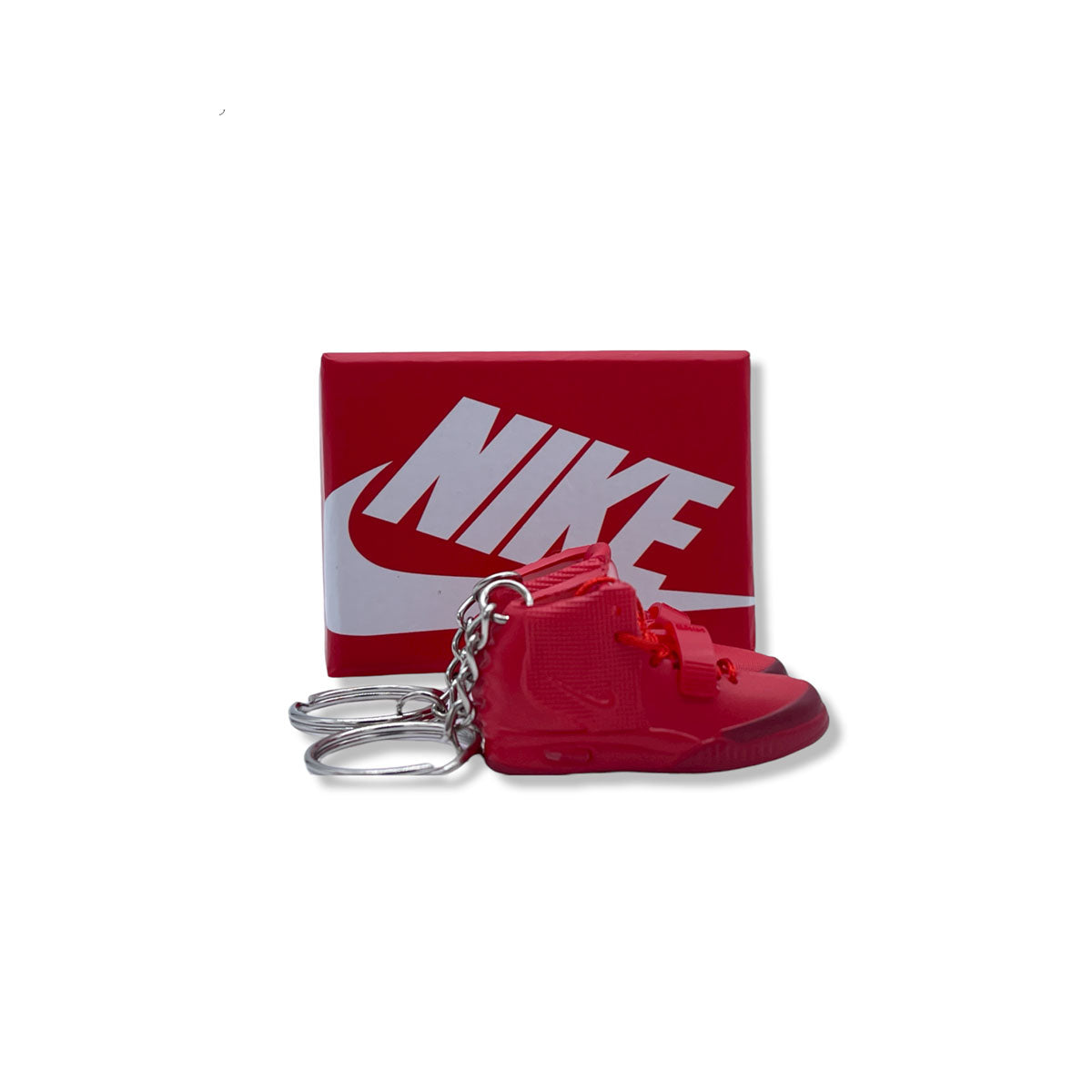 3D Sneaker Keychain- Nike Air Yeezy 2 Red October Pair - KickzStore