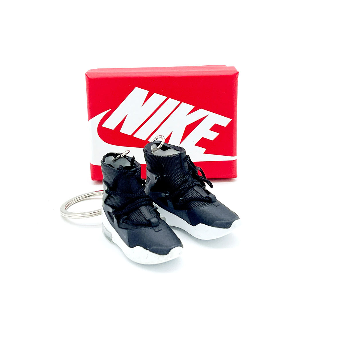 3D Sneaker Keychain- Nike Air Fear Of God 1 Black Pair