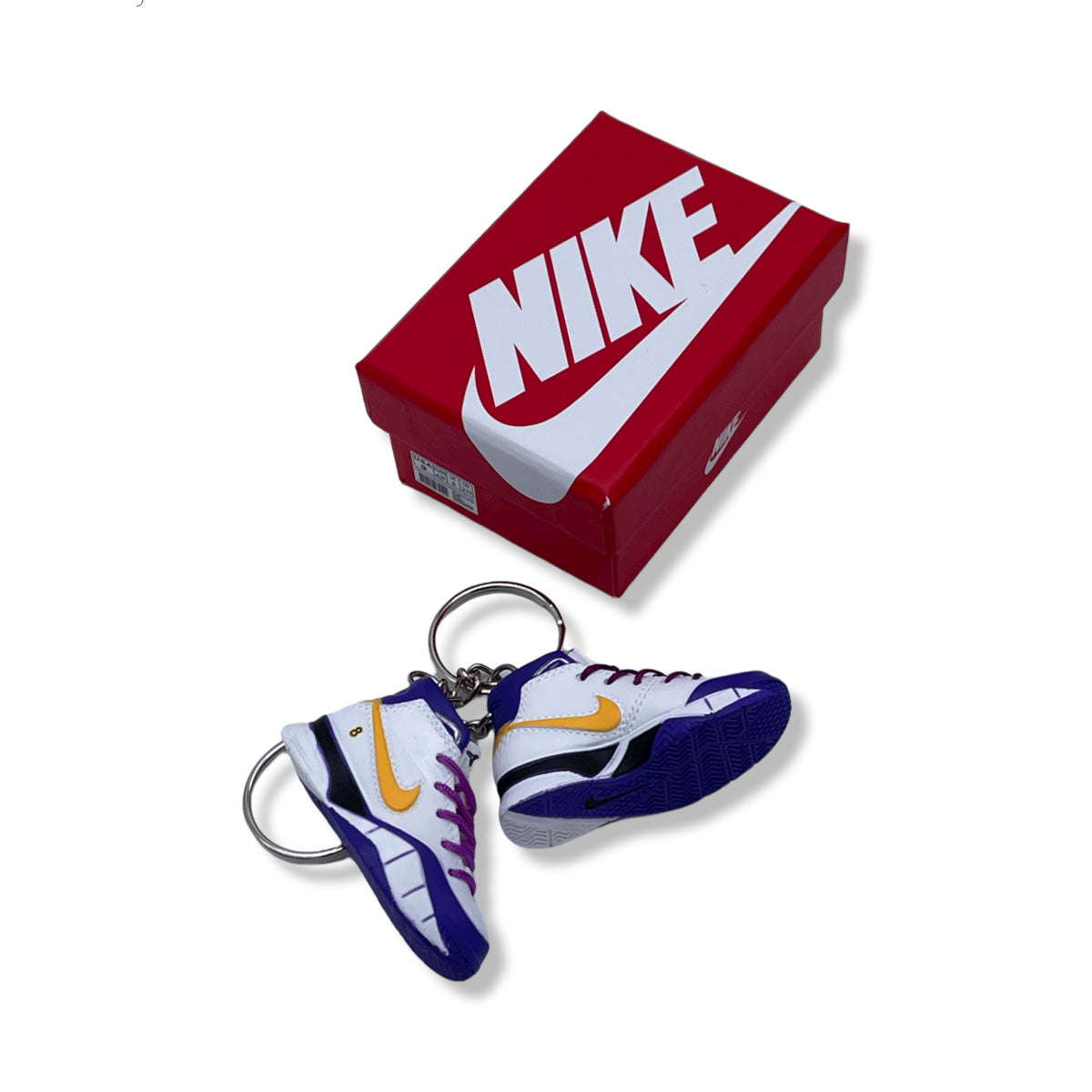 3D Sneaker Keychain - Nike Kobe 1 Protro Think 16  Pair