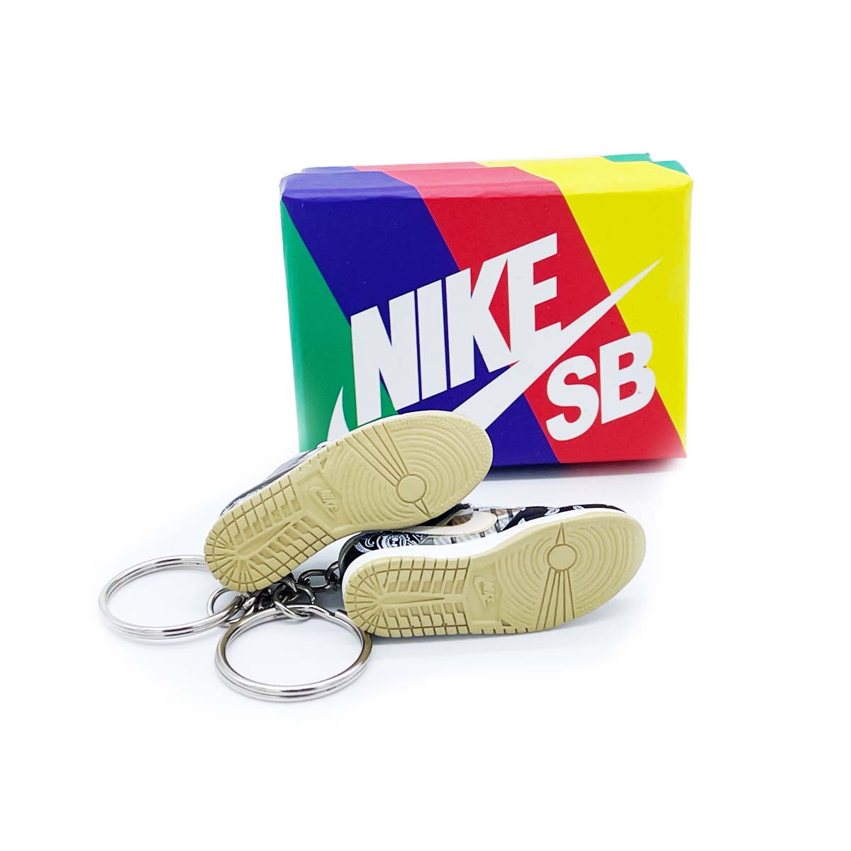 3D Sneaker Keychain- Nike SB Dunk Low Travis Scott Pair